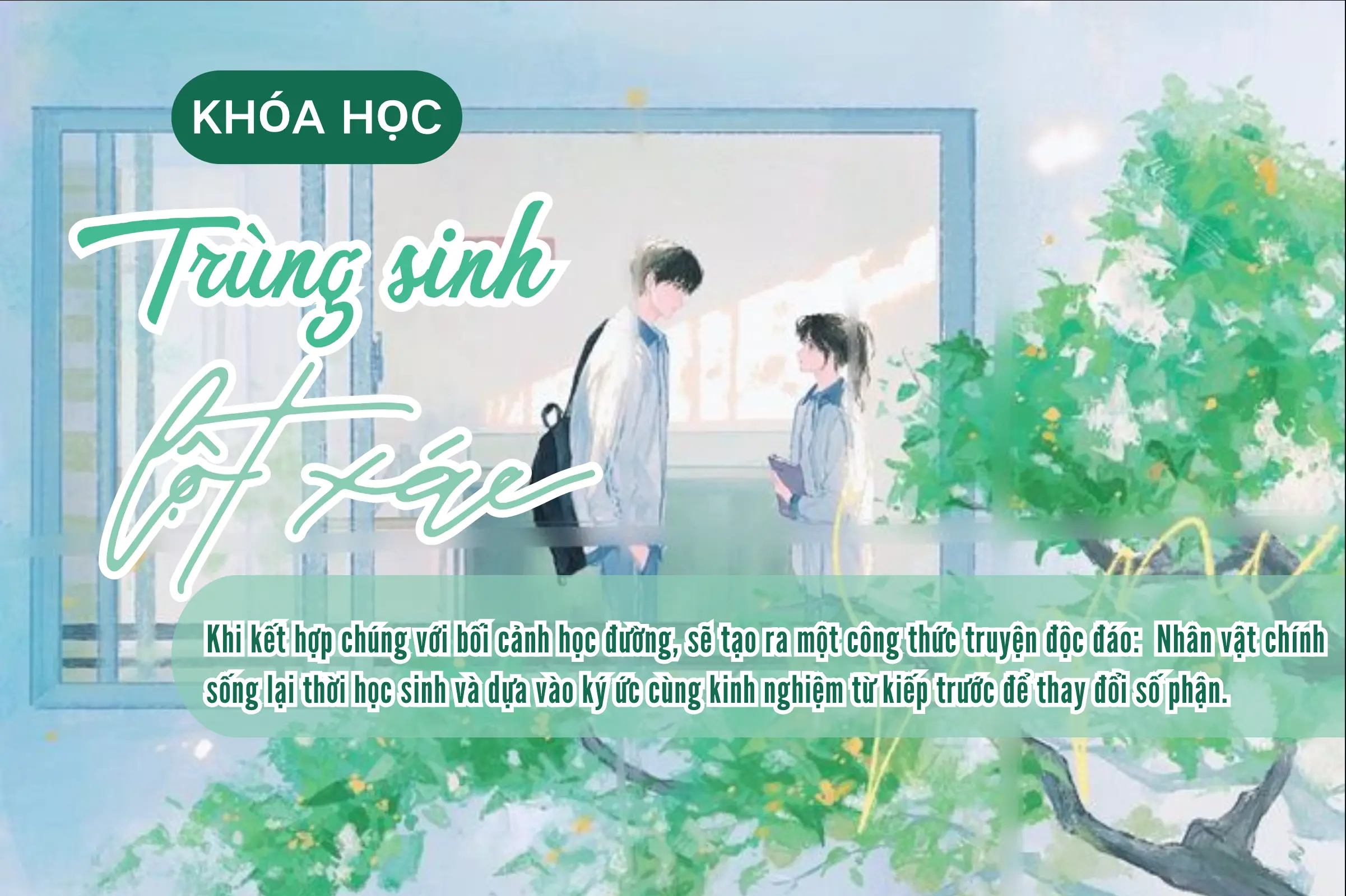 Làm Thế Nào Để Viết Truyện Học Đường “Nhân Vật Chính Trùng Sinh Và Lột Xác”?